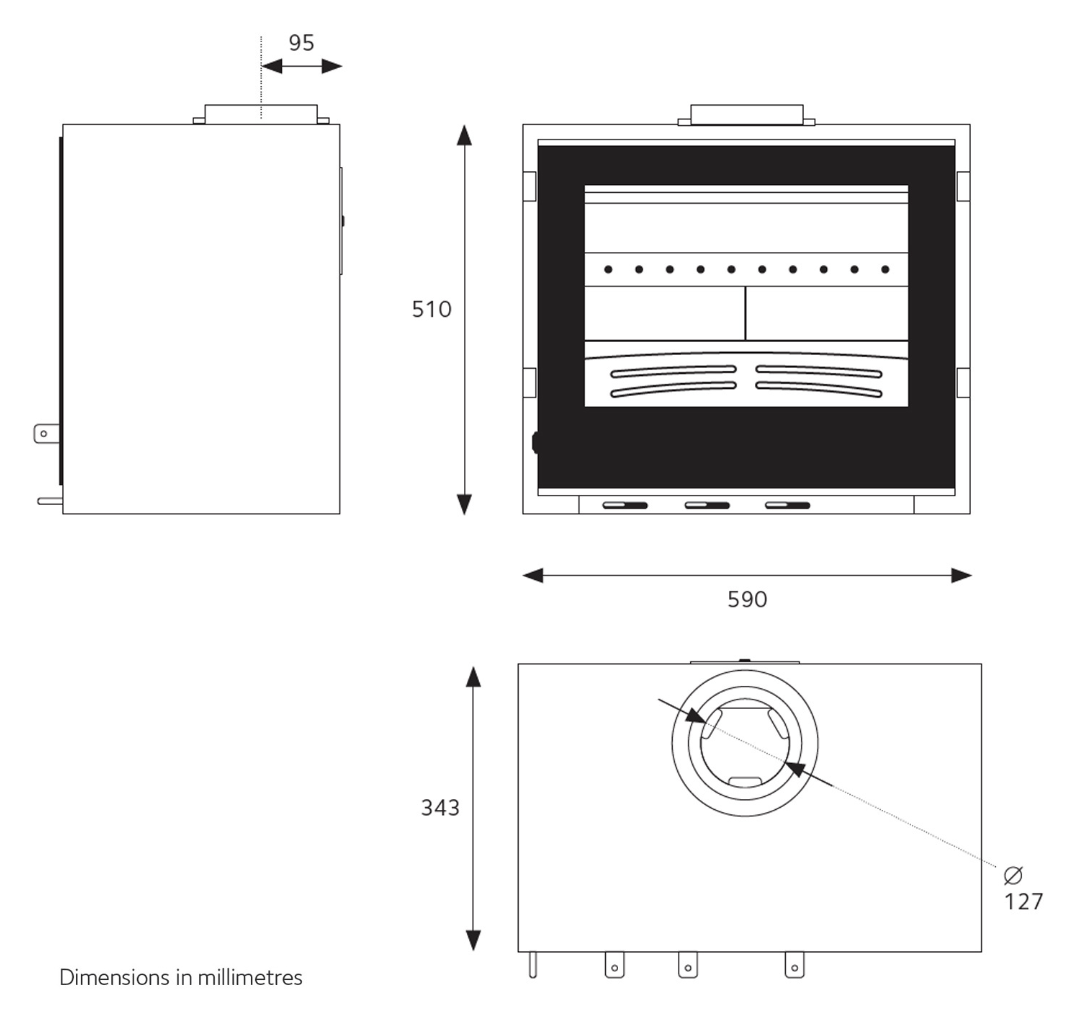Explorer7FG Stove Dimensions