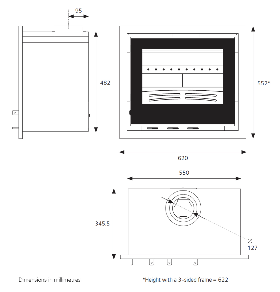 Explorer 7ig Stove Dimensions
