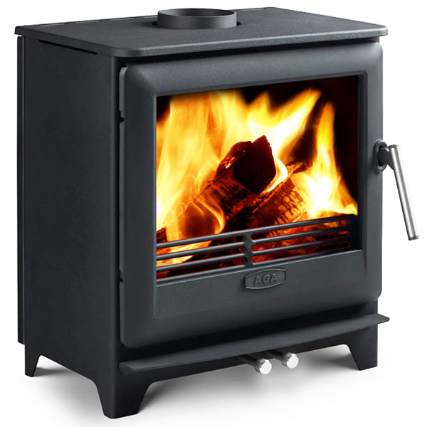 AGA Ludlow Wide Multi-Fuel Stove Left Side