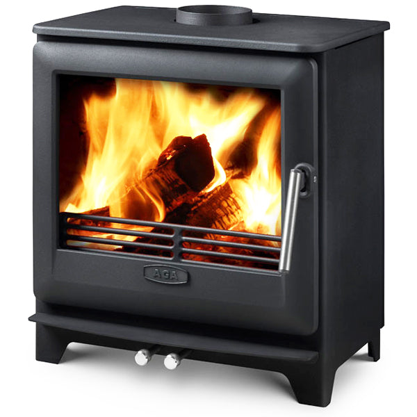 AGA Ludlow Wide Multi-Fuel Stove Right Side