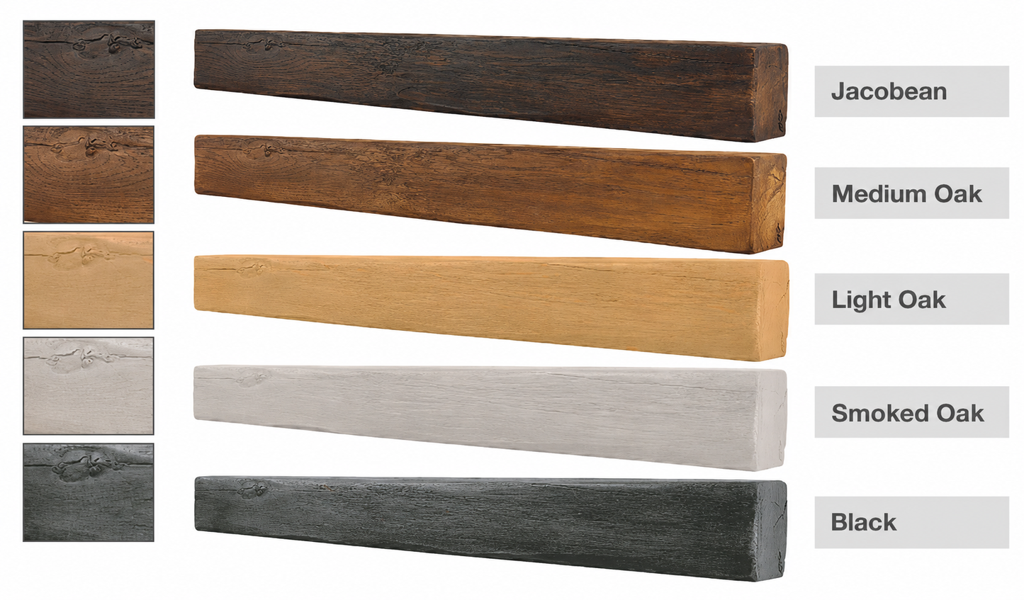 OER Flame-Safe Artisan Fireplace Beam