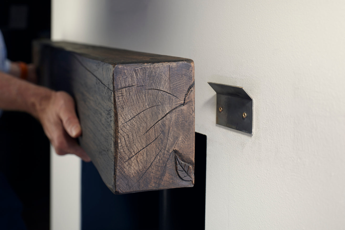 OER Flame-Safe Artisan Fireplace Beam