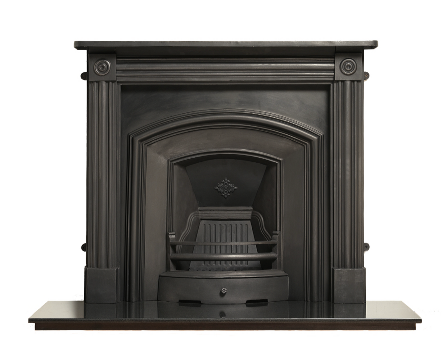 London Plate Fire Insert Black