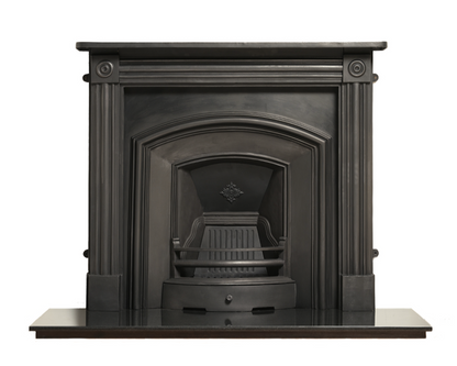 London Plate Fire Insert Black