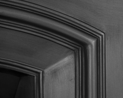 London Plate Fire Insert Detail Black