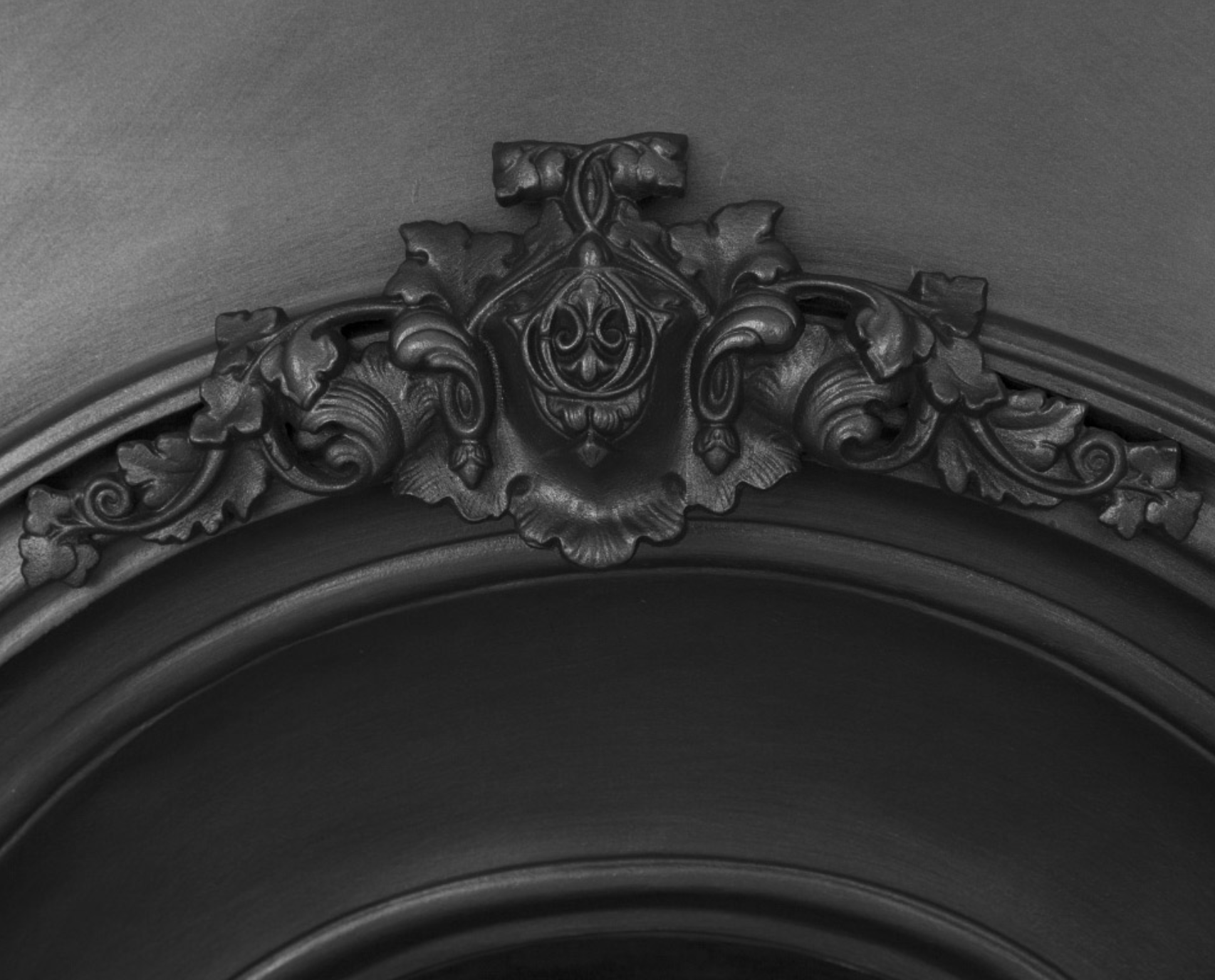 Carron Prince Fire Insert Black Finish Detail Arch