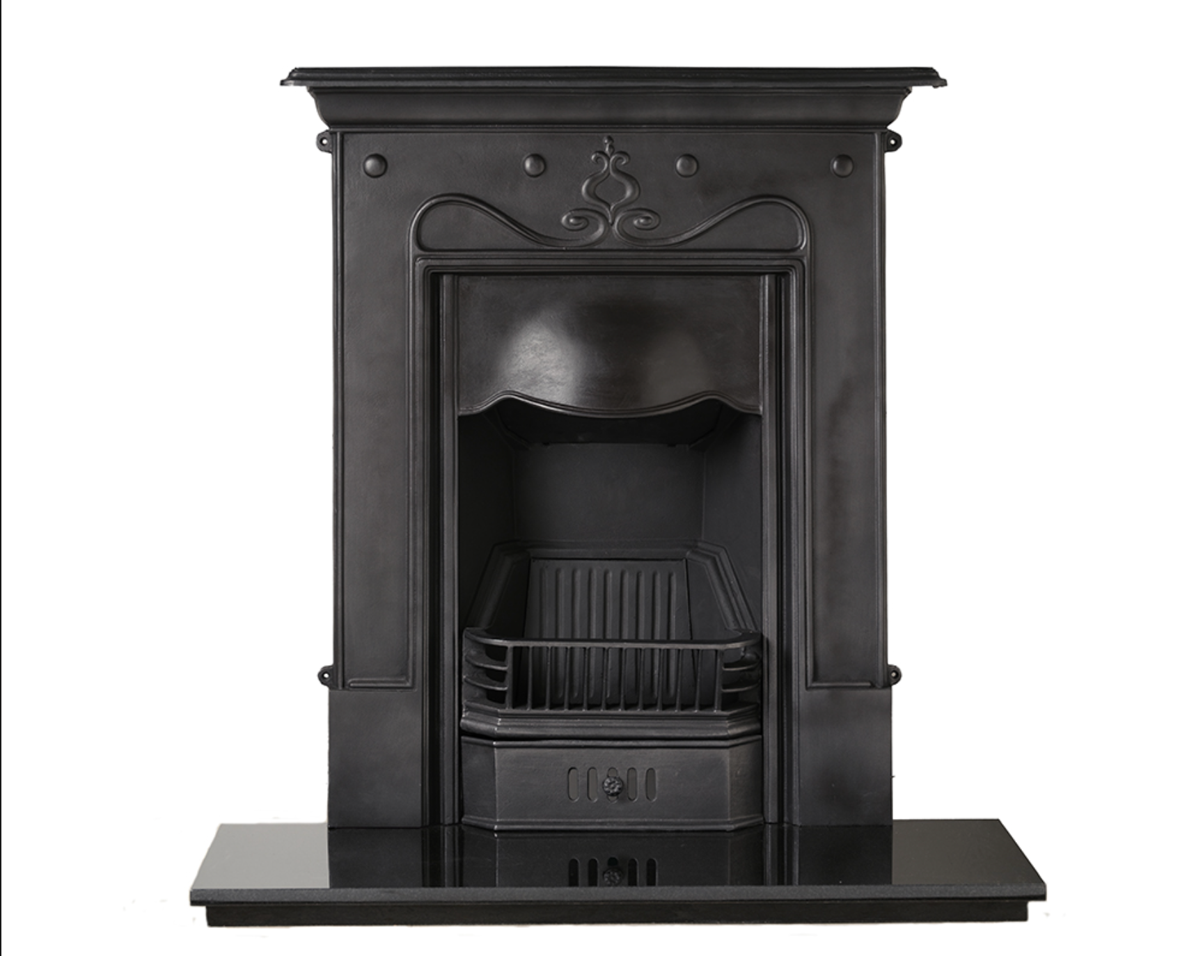 Tulip Combination Fireplace In Black
