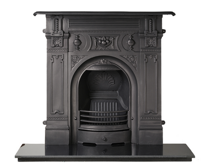 Carron Victorian Large Combination Fireplace Black