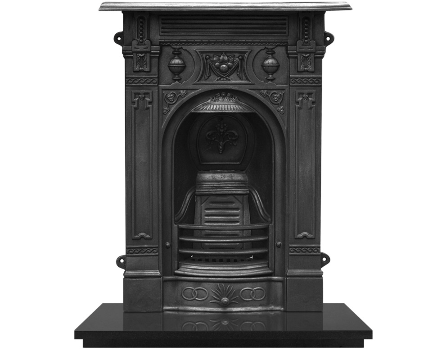 Carron Victorian Small Combination Fireplace Black