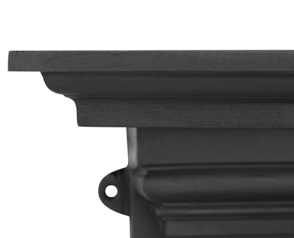 Carron Belgrave  Black Fireplace Surround Corner