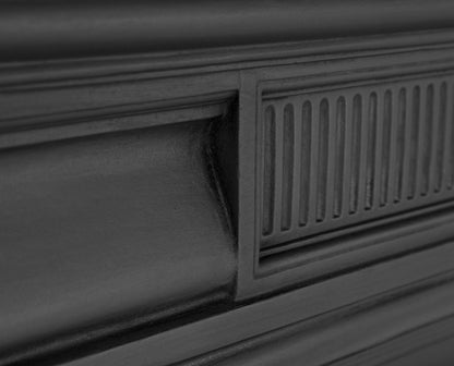 Carron Belgrave Fireplace Surround Details Black