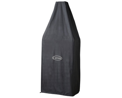 Carron Bellmount BBQ Fireplace Black grill cover with a brand logo on a white background