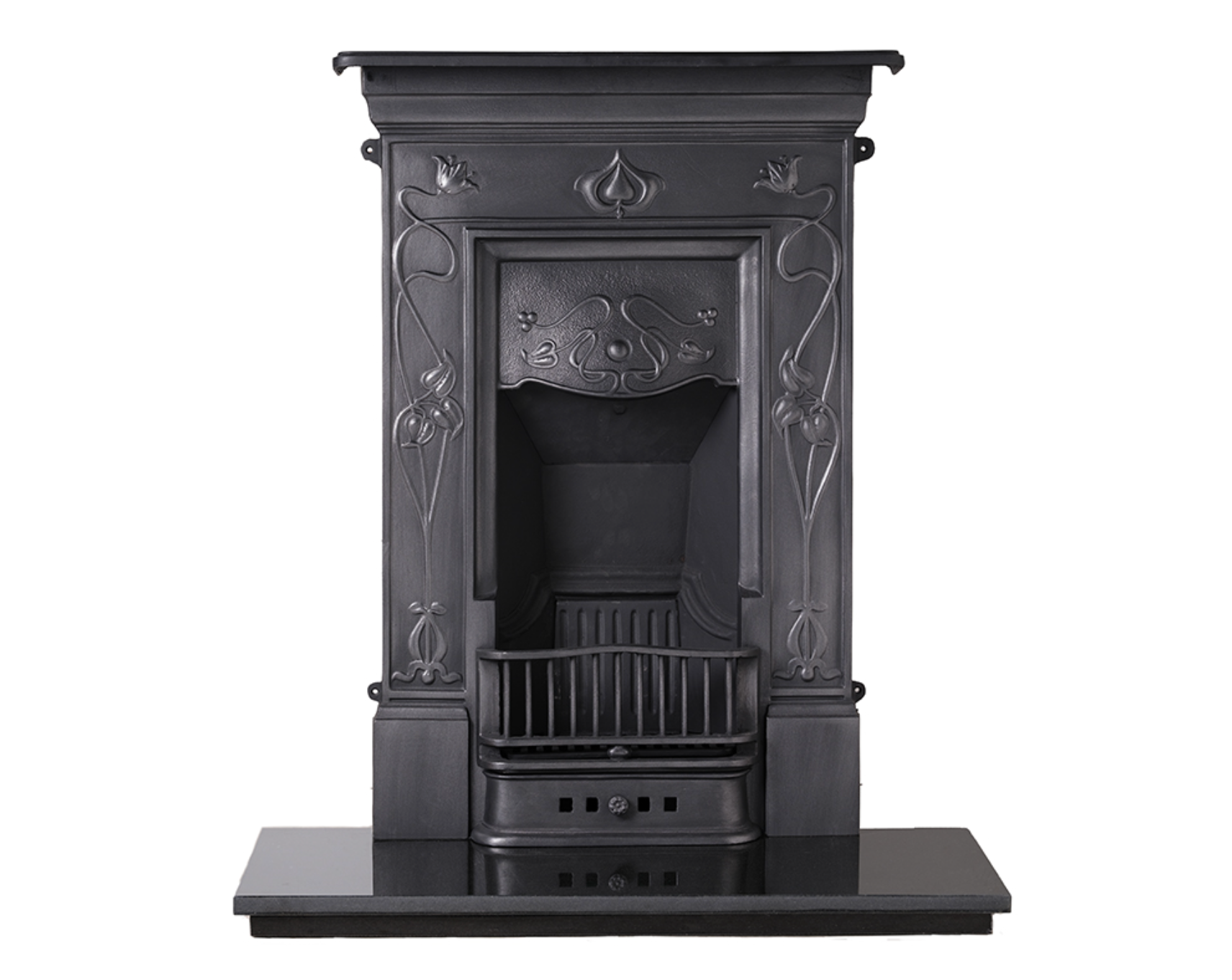 Carron Crocus Combination Fireplace Black
