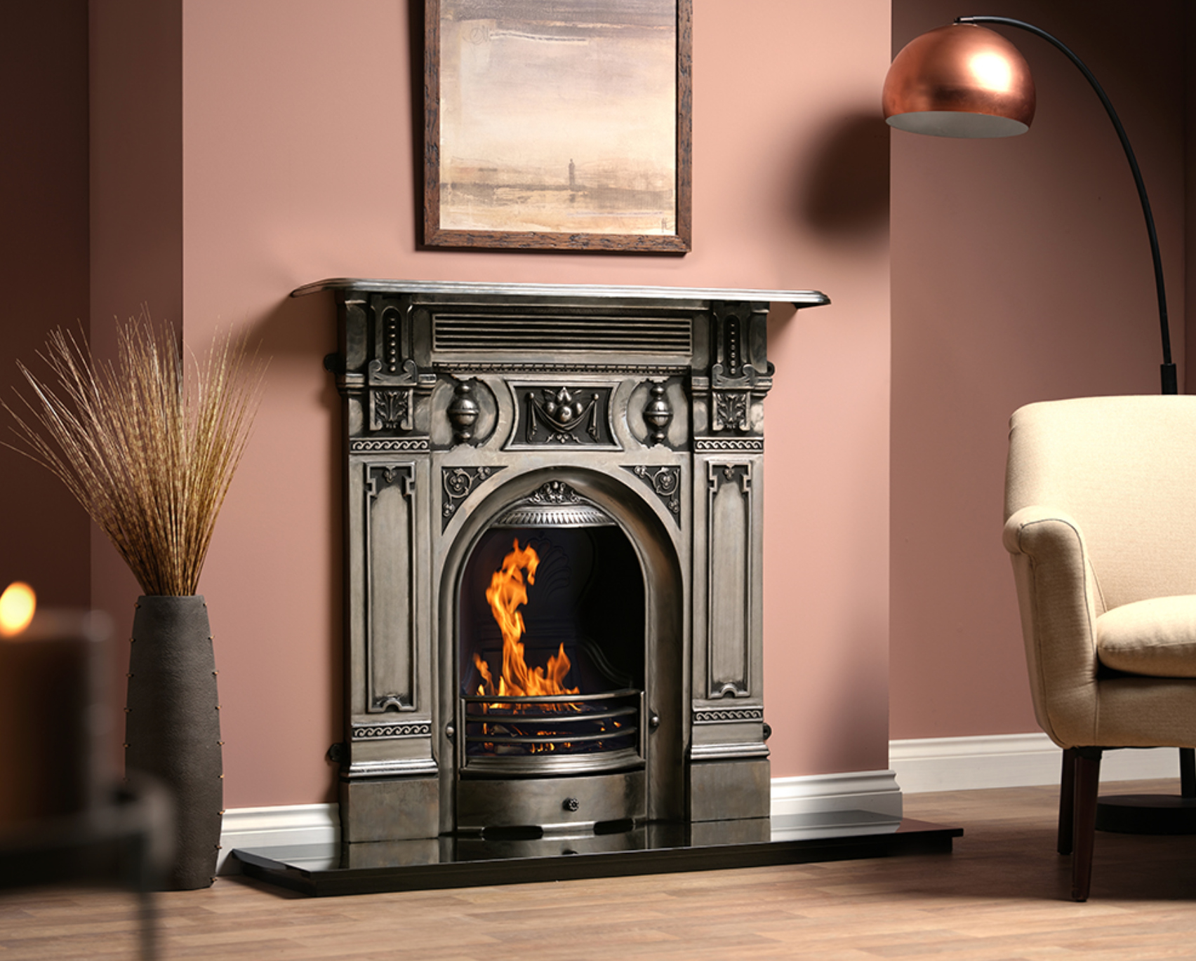Carron Victorian Large Combination Fireplace Living 