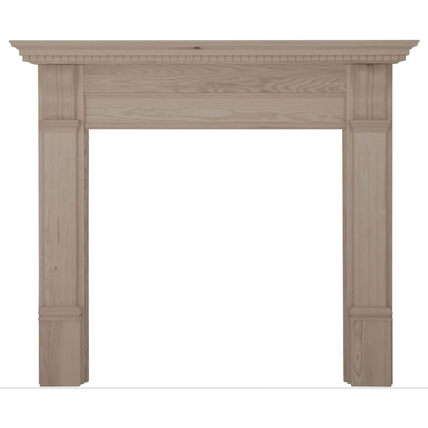 Corbel Fireplace Pine Unwaxed