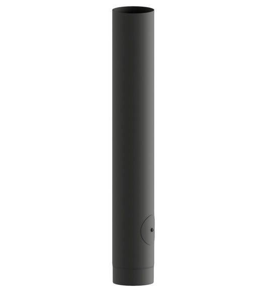 Dura Flue Matt Black 1000mm Stove Pipe with Inspection Door – 6" (150mm)