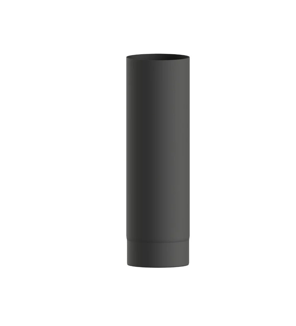 Dura Flue Matt Black 500mm Straight Stove Pipe – 5" (125mm)