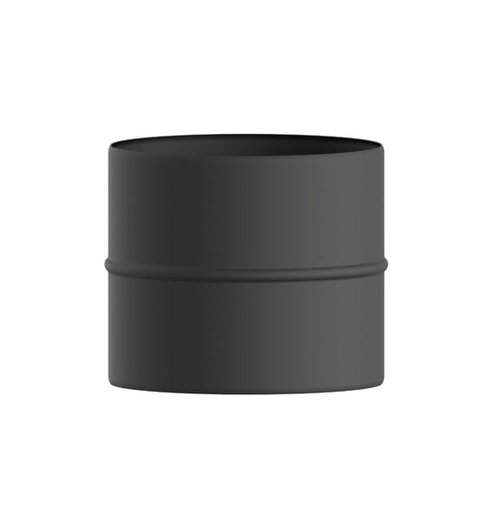 Dura Flue Matt Black Male-to-Male Stove Pipe Adaptor – 6" (150mm)