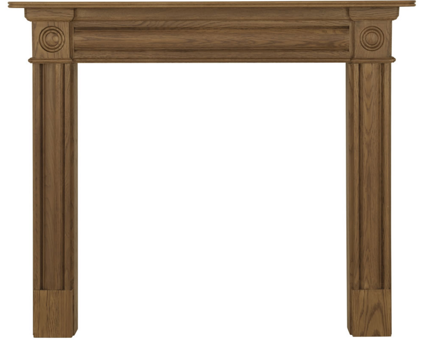 Derry Fireplace Oak Waxed 