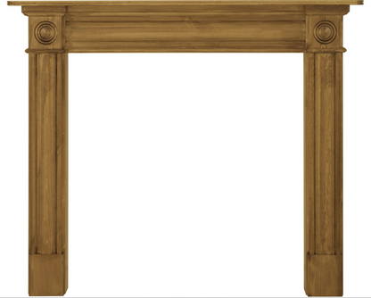 Derry Fireplace Pine Waxed 