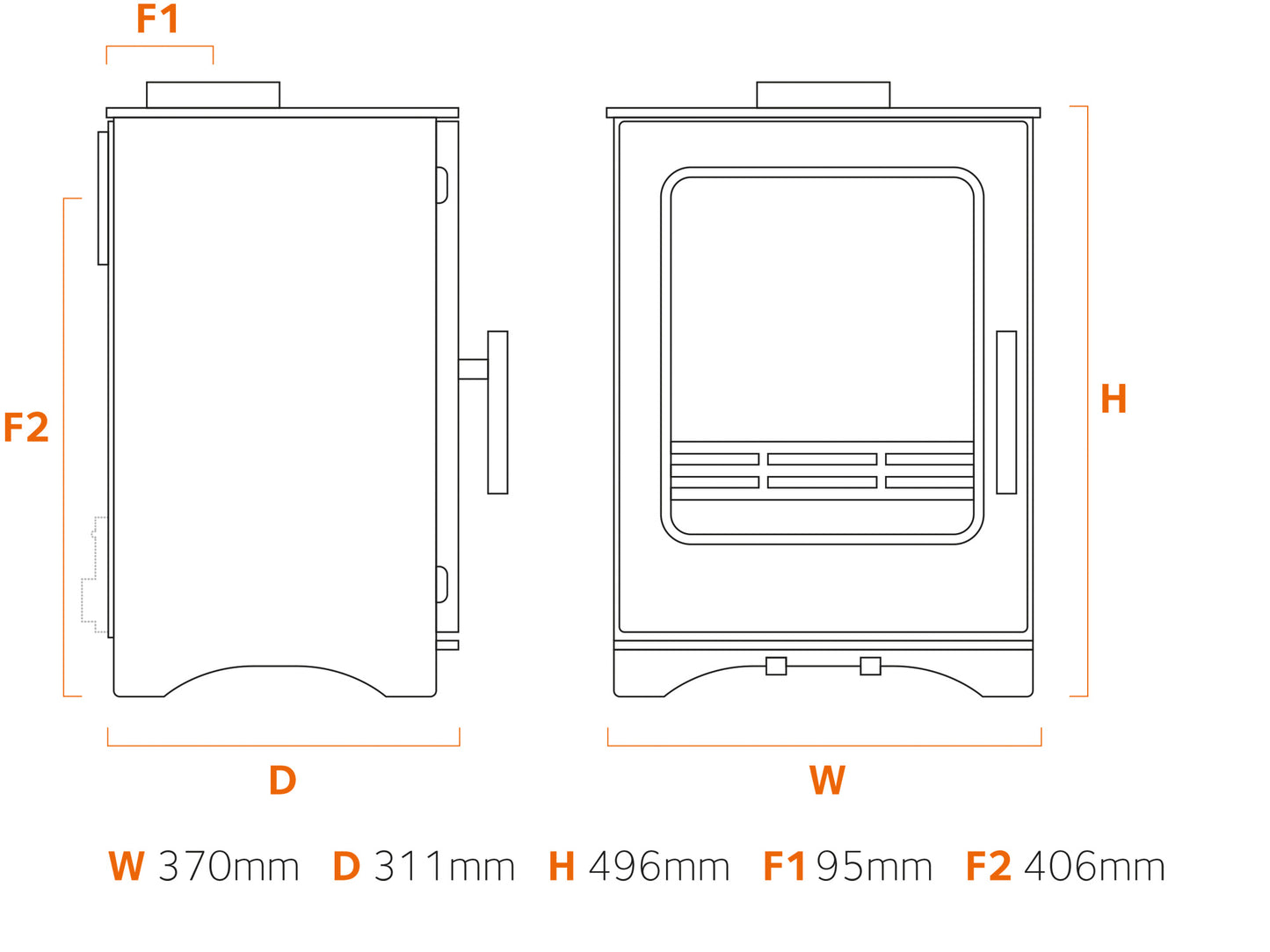 Stove Buddy Buddy 3 Dimensions