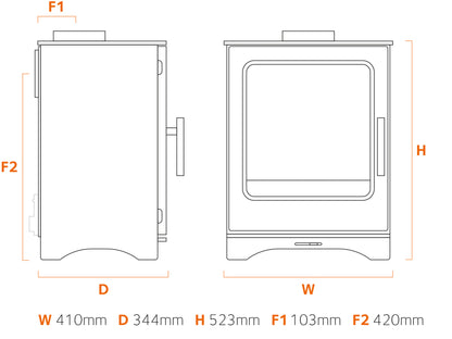 Stove Buddy 5 Wood Dimensions