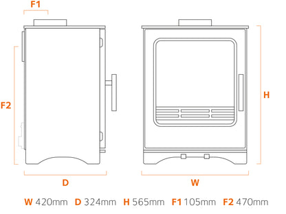 Stove Buddy Buddy 5 Dimensions