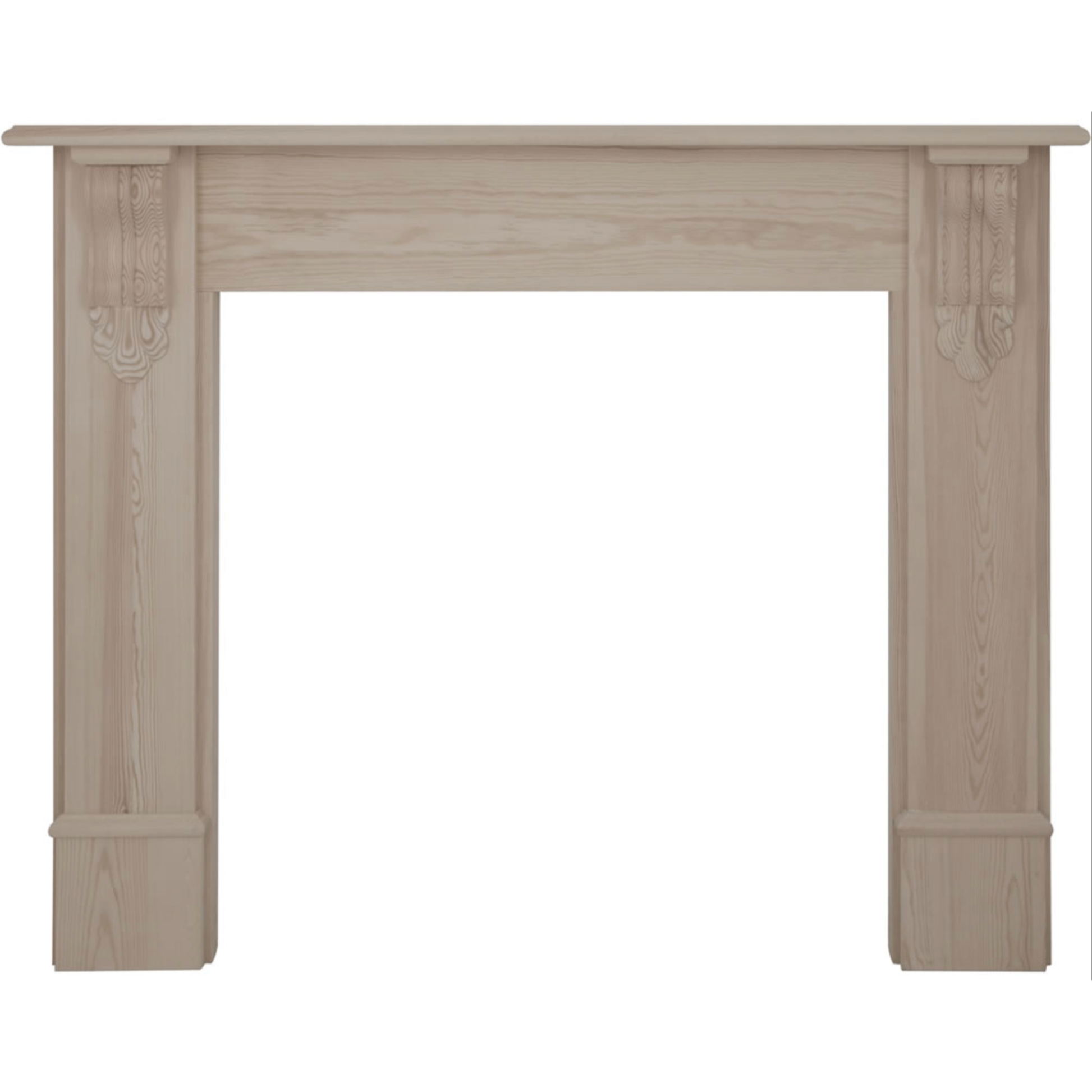 Edinburgh Fireplace Oak Unwaxed