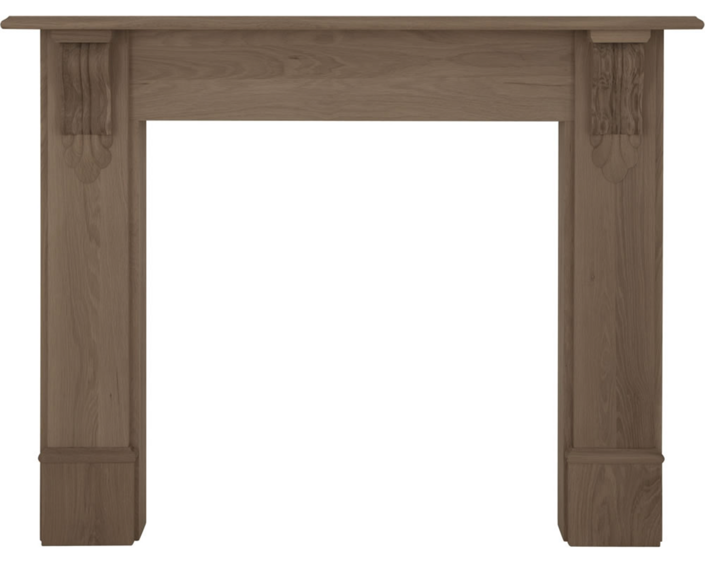 Edinburgh Fireplace Oak Waxed