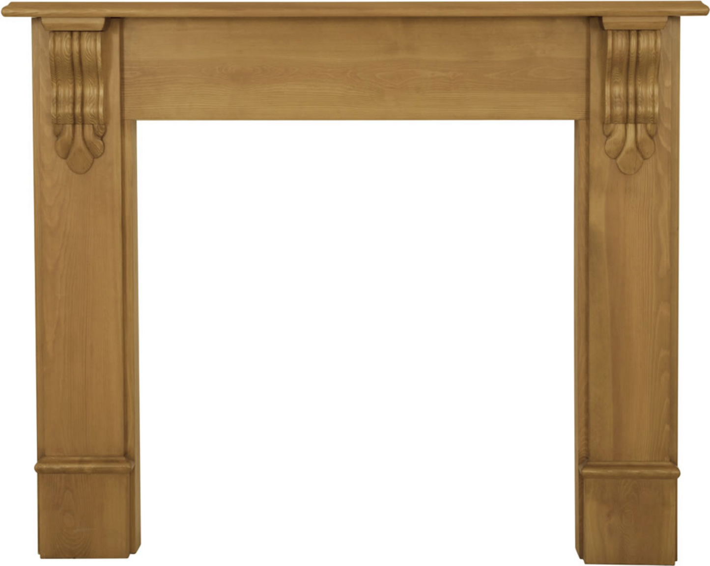 Edinburgh Fireplace Pine Waxed