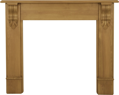 Edinburgh Fireplace Pine Waxed