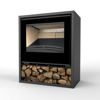 Explorer7FG Stove with logs