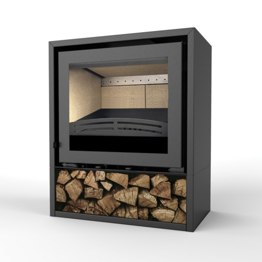 Explorer7F Stove with log store