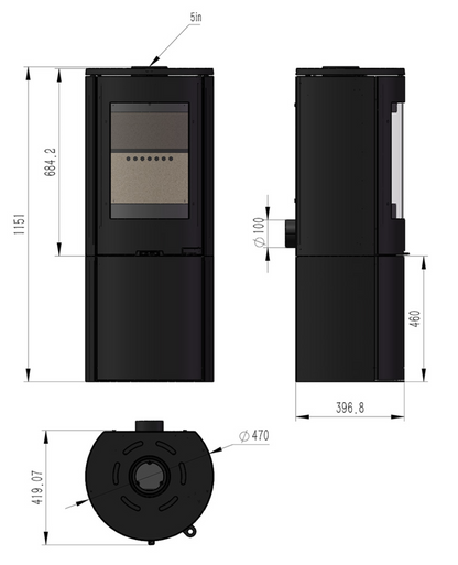 Explorer C5 410 with Logstore Dimensions