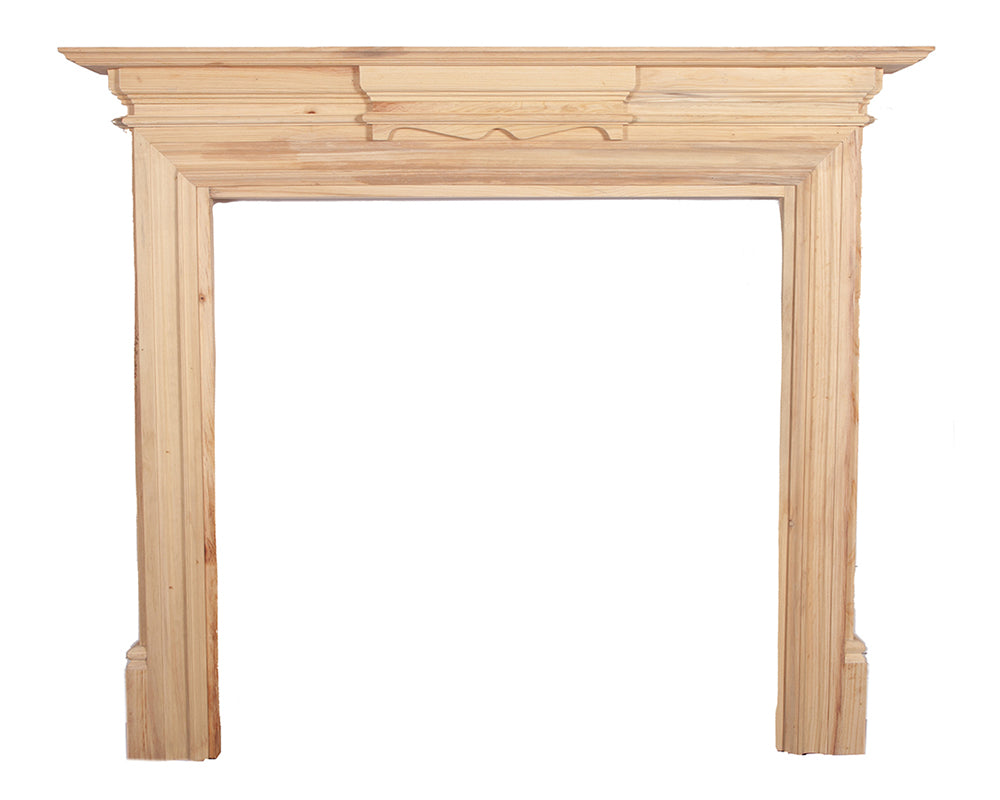 Grand Fireplace Pine Unwaxed