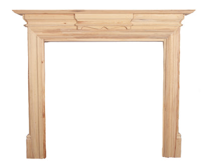 Grand Fireplace Pine Unwaxed