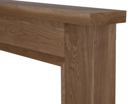 Kedleston Fireplace Oak Unwaxed Close Up