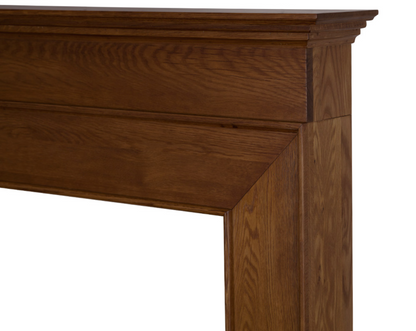 Nostell Fireplace Waxed Oak Close Up