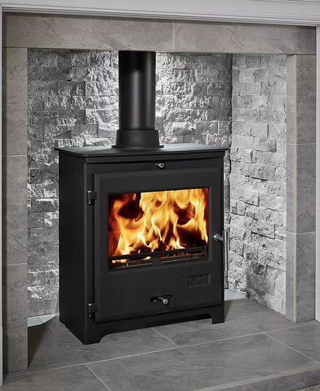 OER 8kW Multi Fuel Stove Close Up