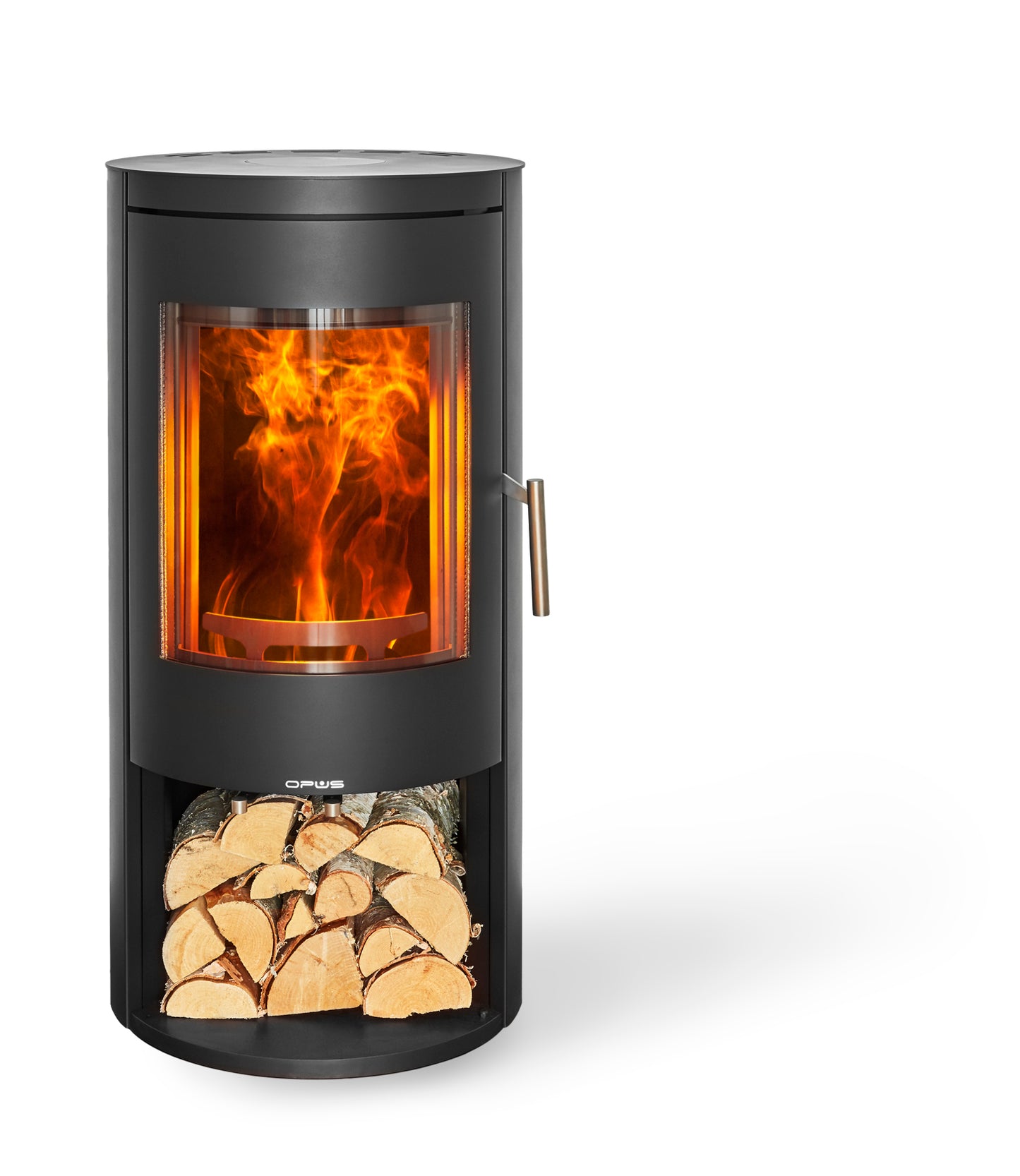 Opus Melody burner with log store