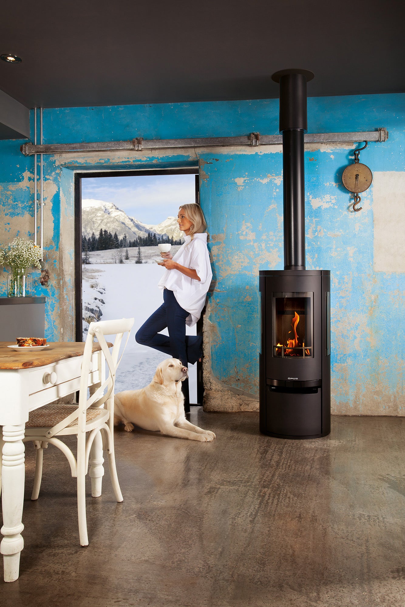 Opus Gas Stove in Lifestyle Photo