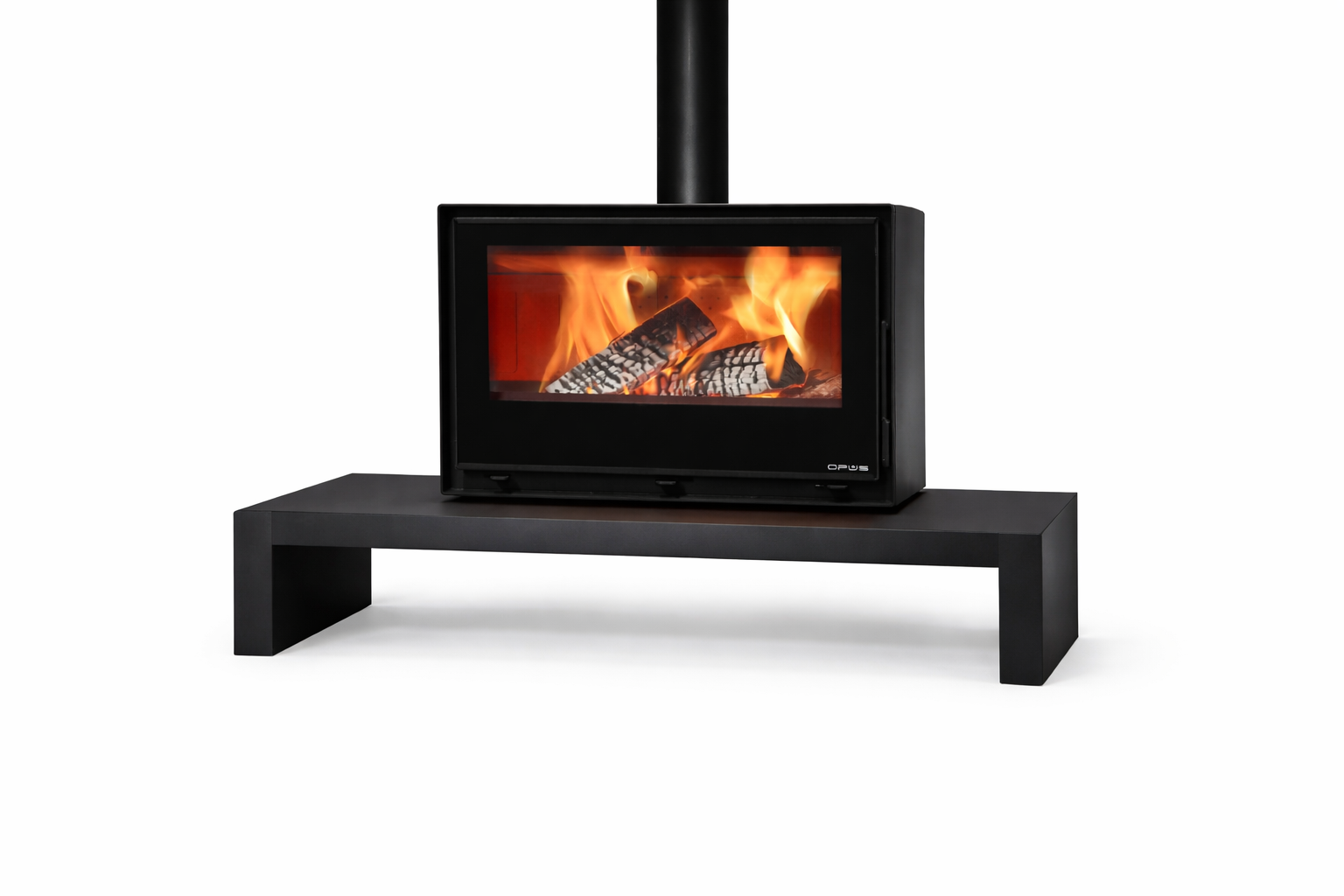 Opus stove on a bench