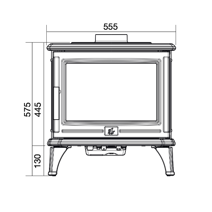 ACR Rowandale 5kW Multifuel Stove DEFRA Approved EcoDesign