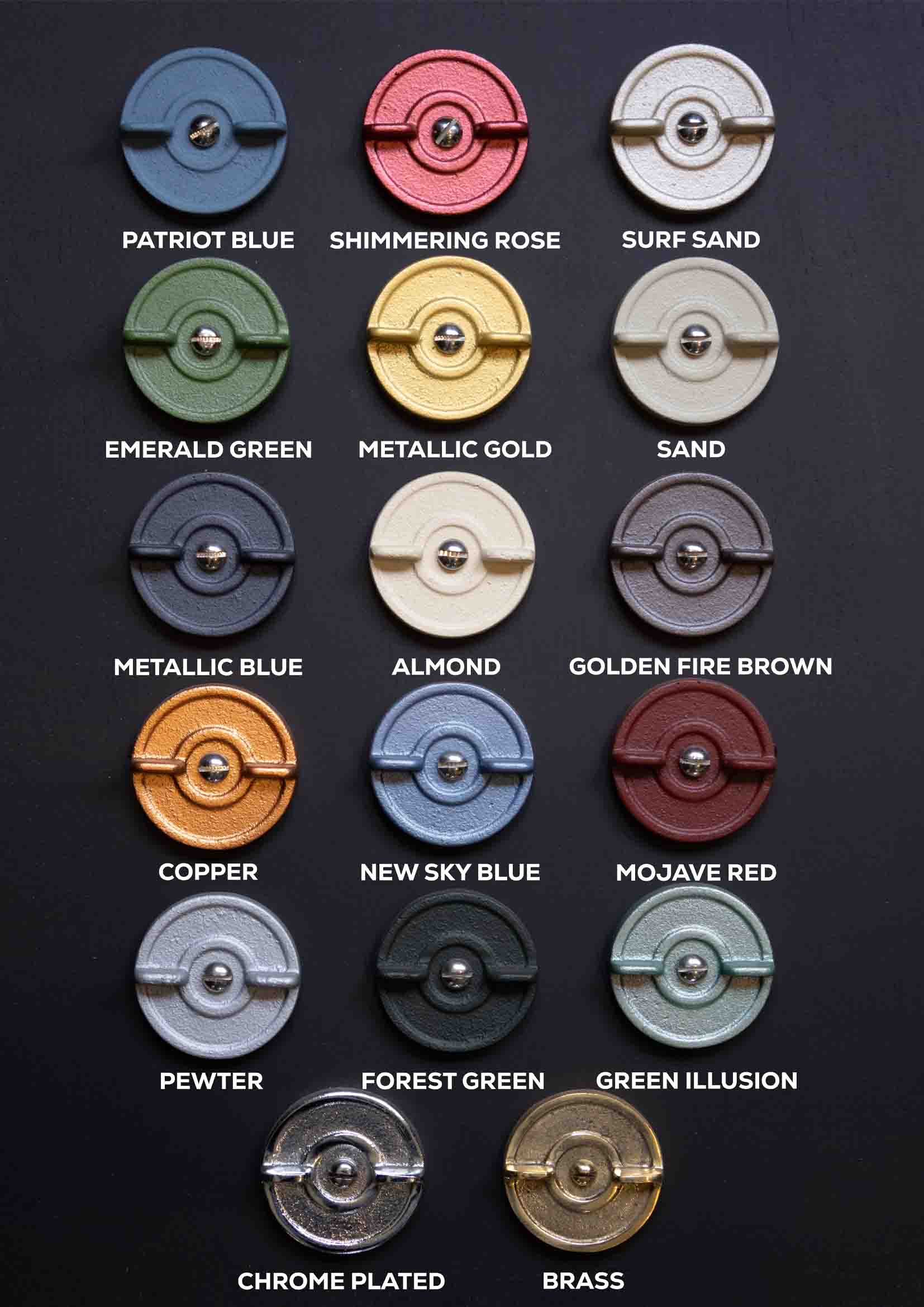 Salamanda Hobbit Stove Colour Wheel Chart