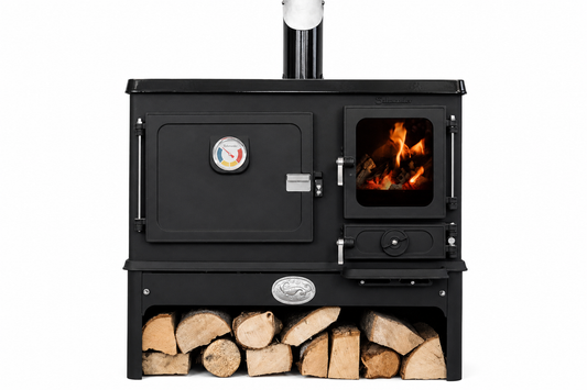 Salamander Little Range Cookstove on White Background