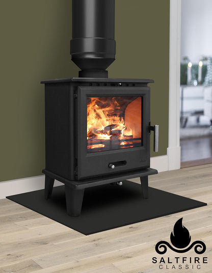 Saltfire Classic Side view with flue