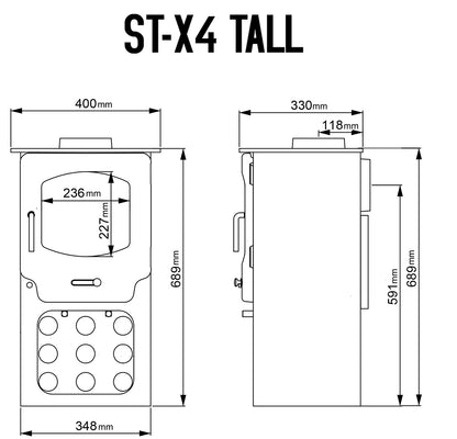 ST-X4 Dimensions