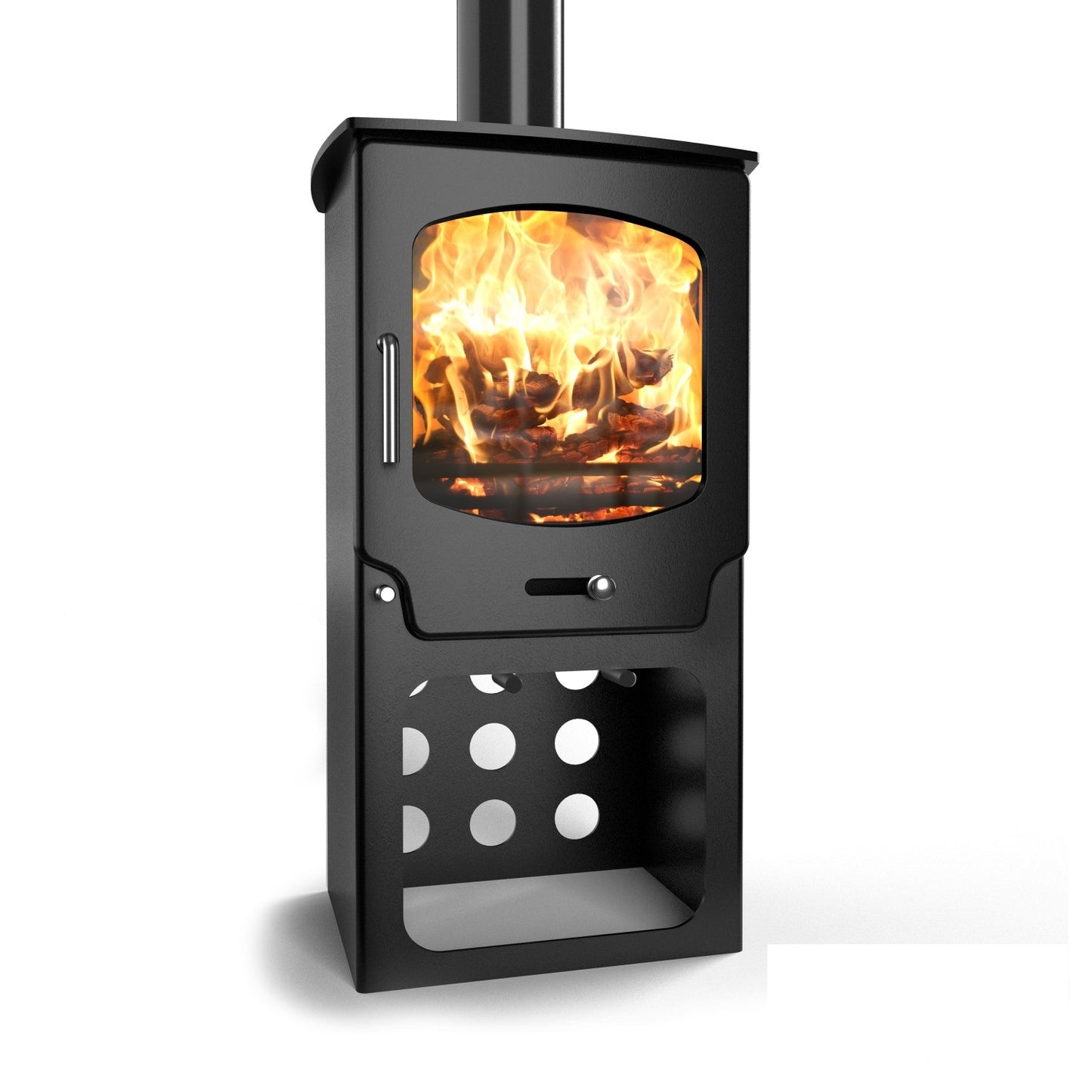 Saltfire ST-X5 Tall with visible flames on a white background
