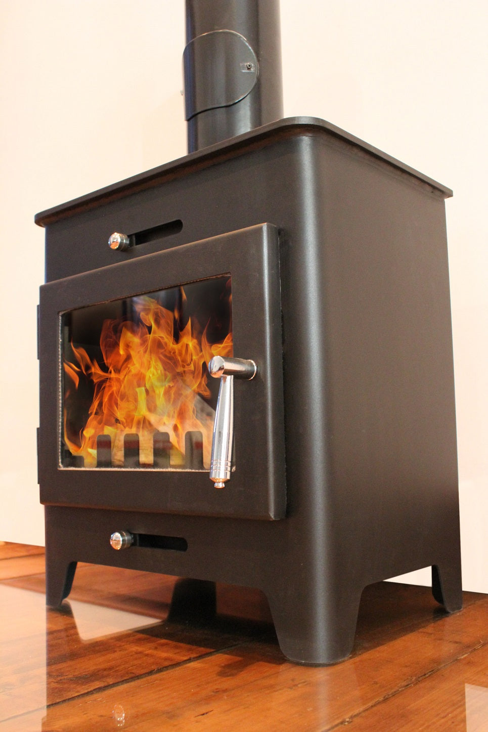 Saltfire Wood Burning Stove Right Side