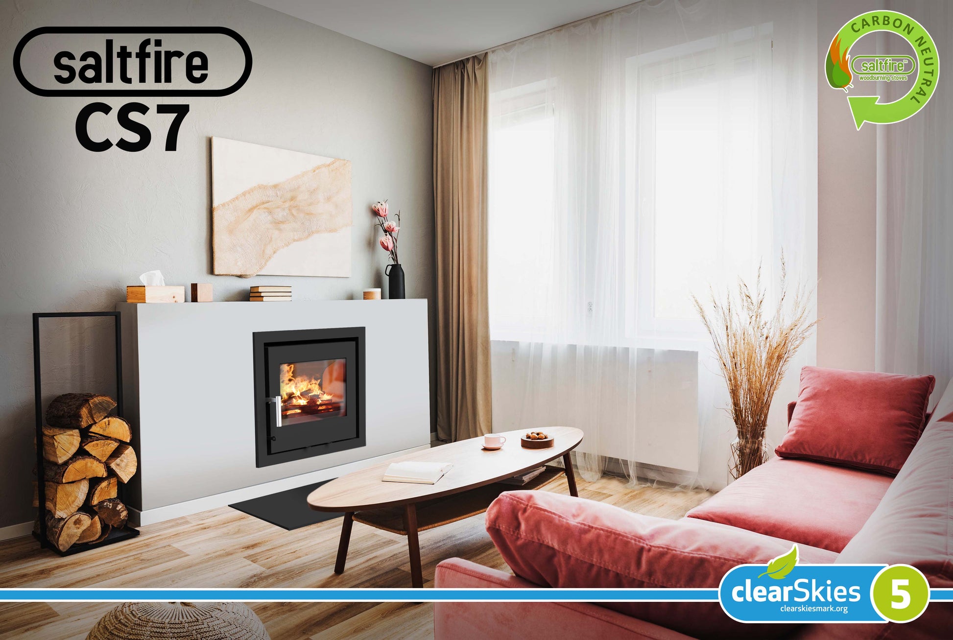 Saltfire CS7 Inset Living Room